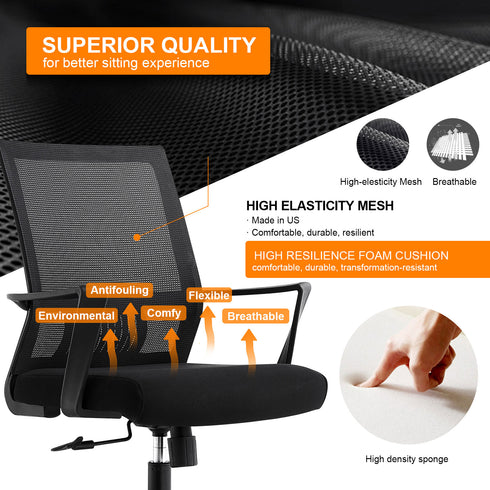 Ergonomic Mesh Conference Chair