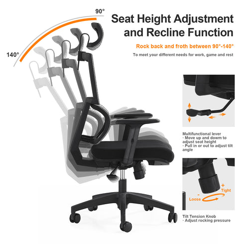 High Back Mesh Office Chair