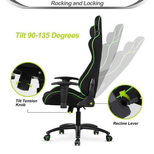 Racing Gaming Chair Green