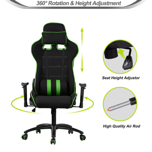 Racing Gaming Chair Green
